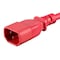 Monoprice SVT; SJT Extension Cord, 18 AWG, Indoor, 18/3, 1 Outlets, IEC 60320 C13, Red, IEC 60320 C14, 3 ft 33612 - alternate 3